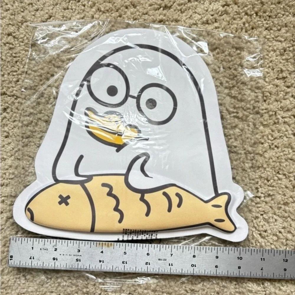 Cute Duck Mouse Pad with Wrist Support – Cartoon Design, Ergonomic, 9.5x10 in